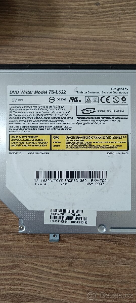 HP Dvd Rewrite mechanika