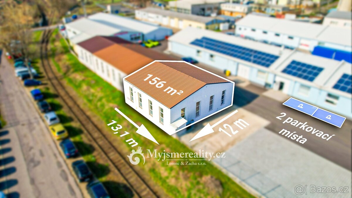 Pronájem skladovací hala, 156 m2 - ul. I. P. Pavlova, Znojmo