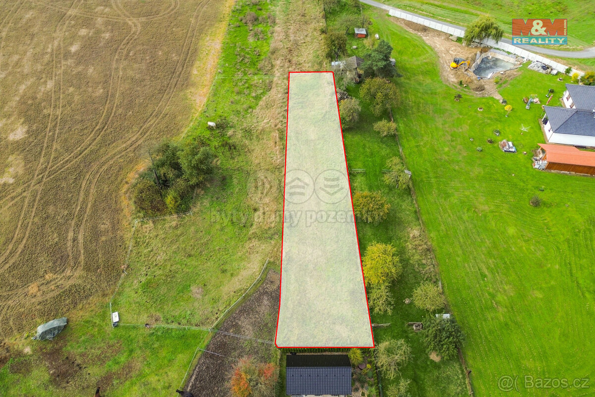 Prodej pozemku k bydlení, 942 m², Dolní Kamenice