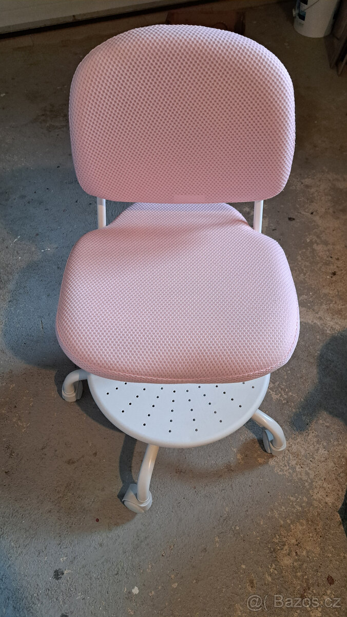 IKEA Dětská židle, světle růžová, VIMUND