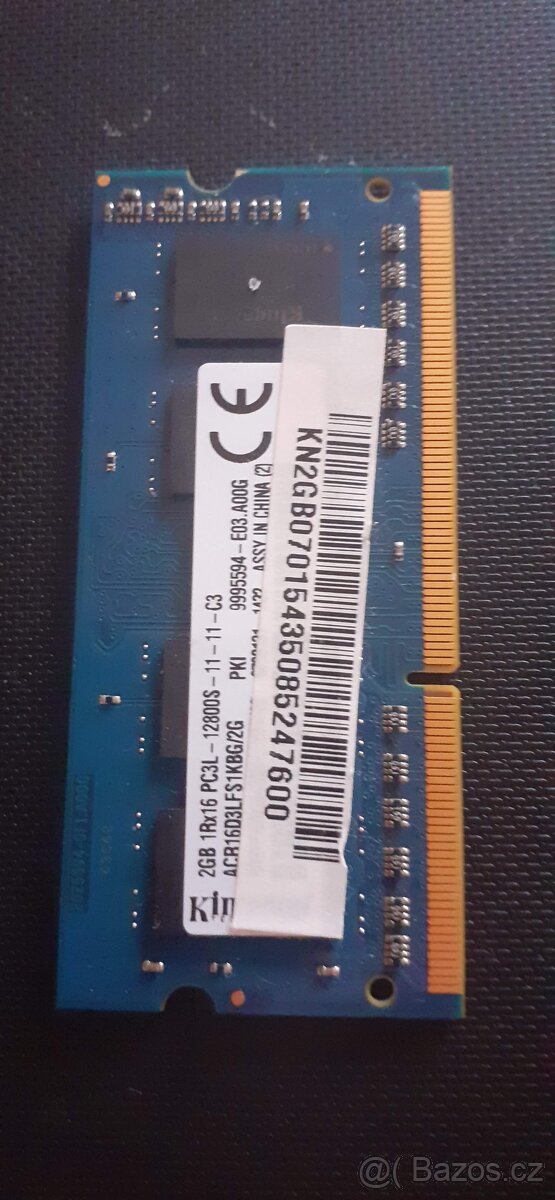 2GB KINGSTON RAM do NB