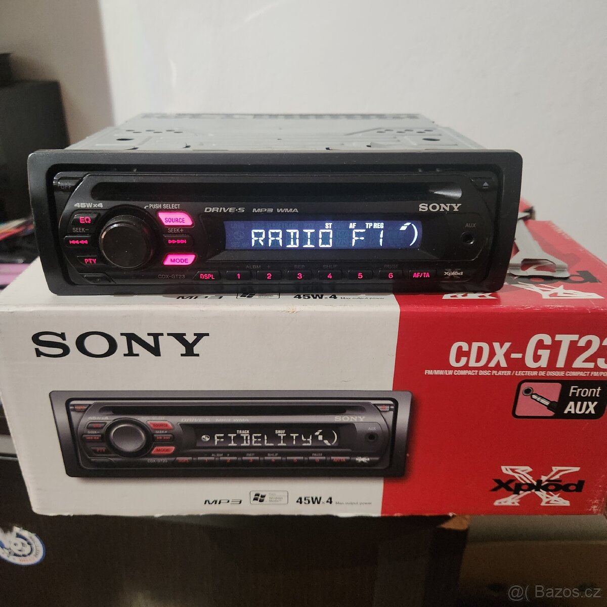 SONY CDX-GT23 CD MP3 AUX AUTORADIO