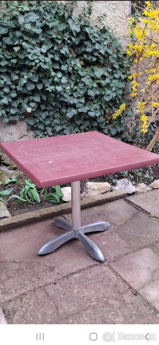 stolek, deska 80x 80 cm