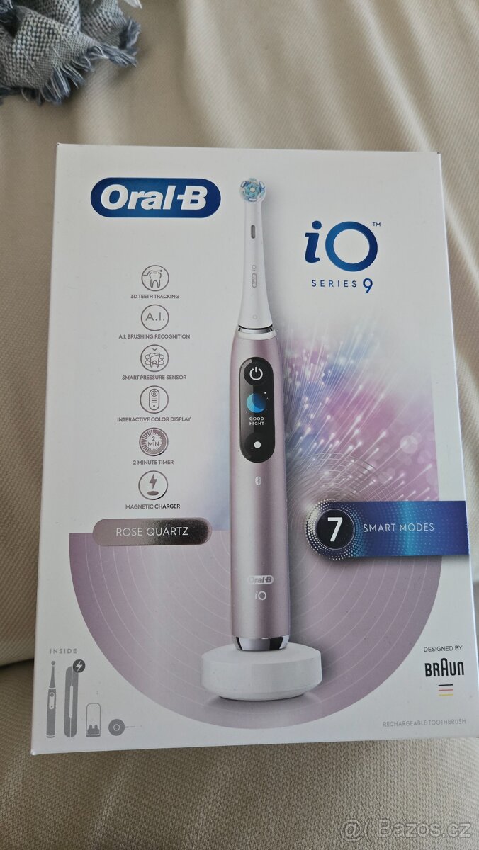 Kartáček Oral-B iO 9 růžový nový