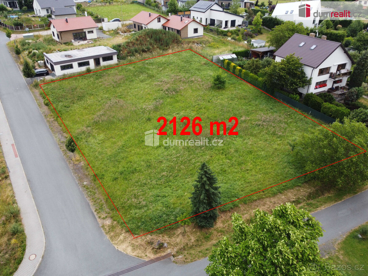 stavební pozemek 2126m2
