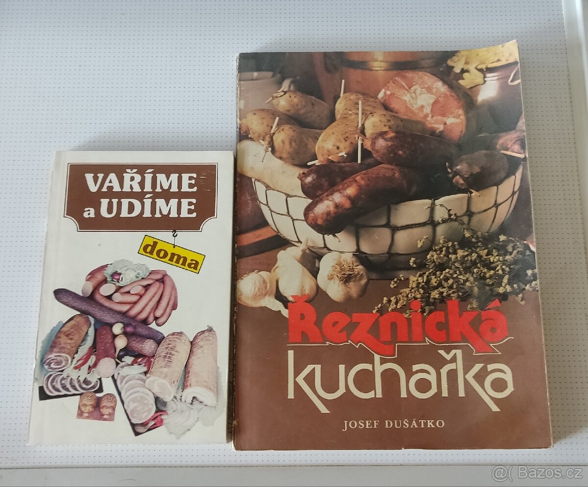 Řeznická kuchařka + vaříme a udíme doma