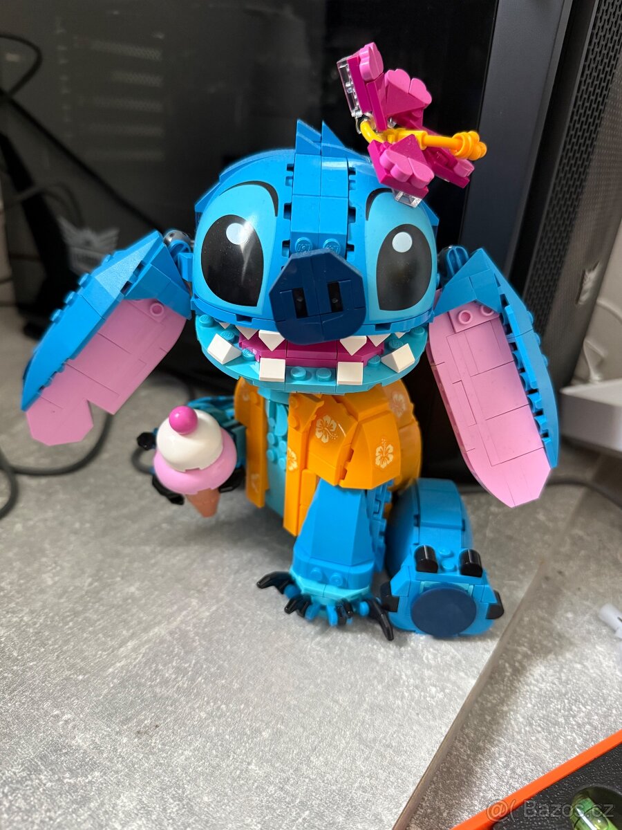 Lego stitch, sestavený