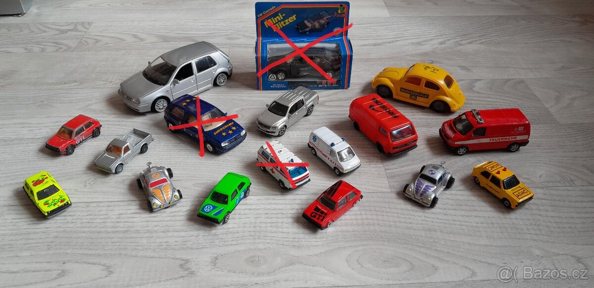 modely - autíčka Volkswagen
