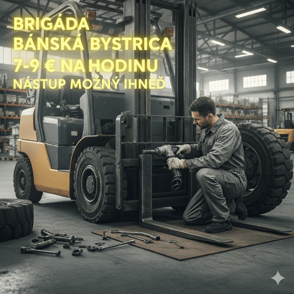 POMOCNÍK MECHANIKA - SERVIS PNEUMATIK U VZV Banská Bystrica