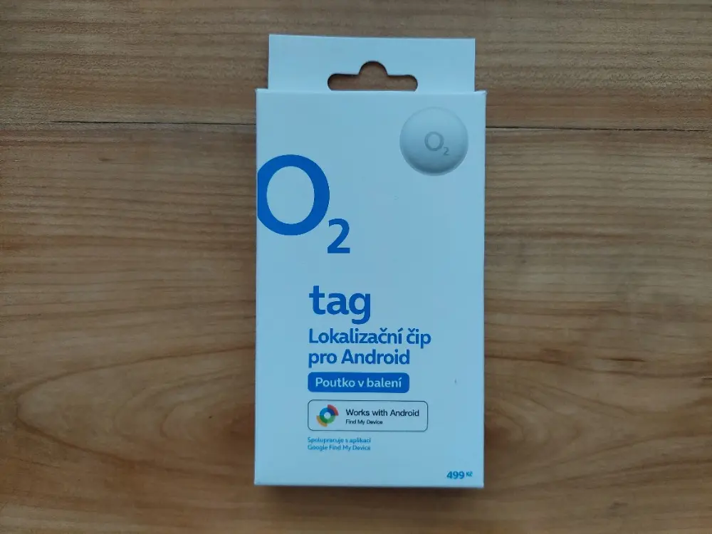 Nový kvalitní lokátor - lokalizační čip O2 tag pro Android