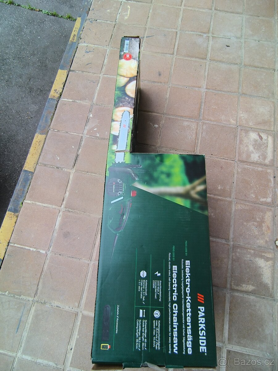 Parkside elektrická řetězová pila