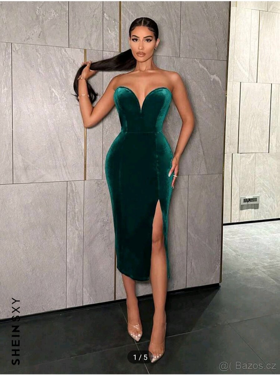 Nové plesové šaty vel. L