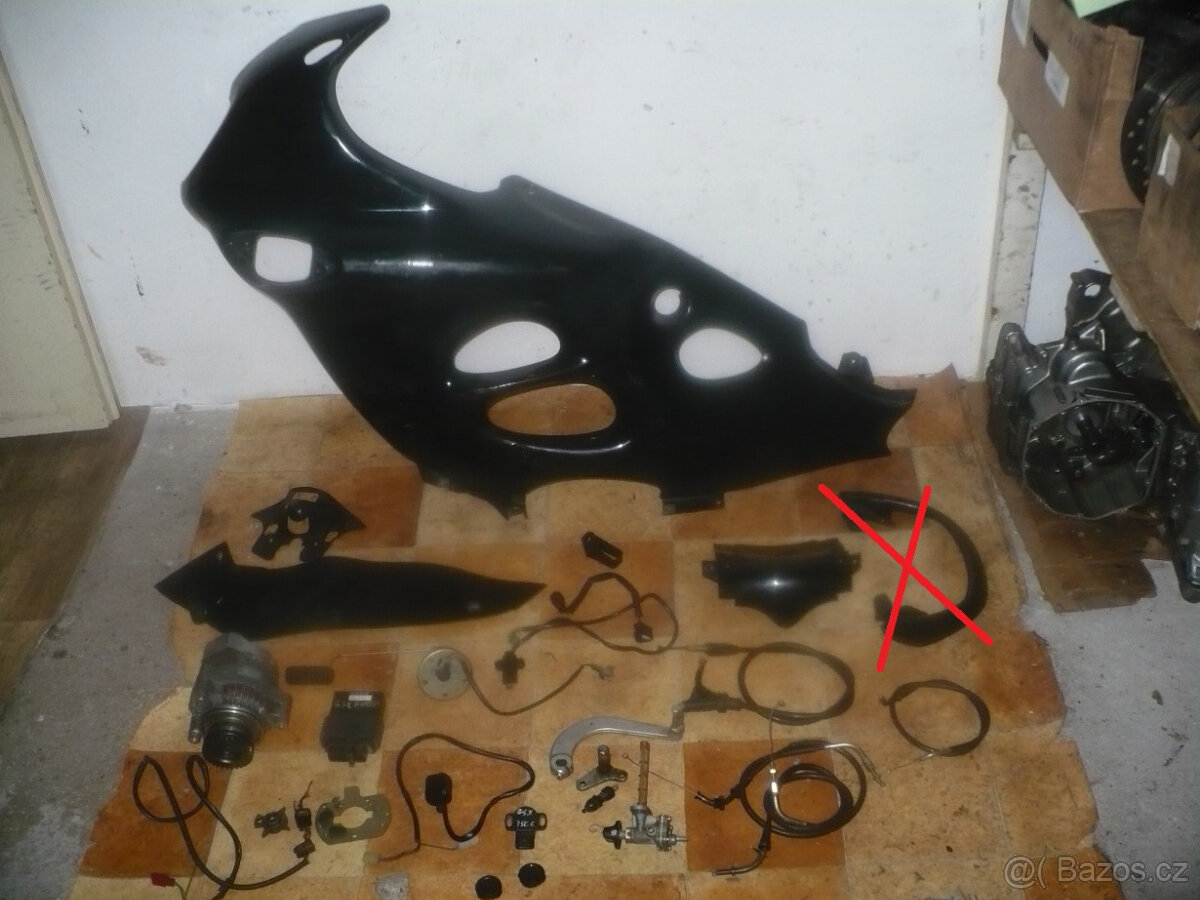 suzuki Gsx 600/750 f r. 95/00 -díly