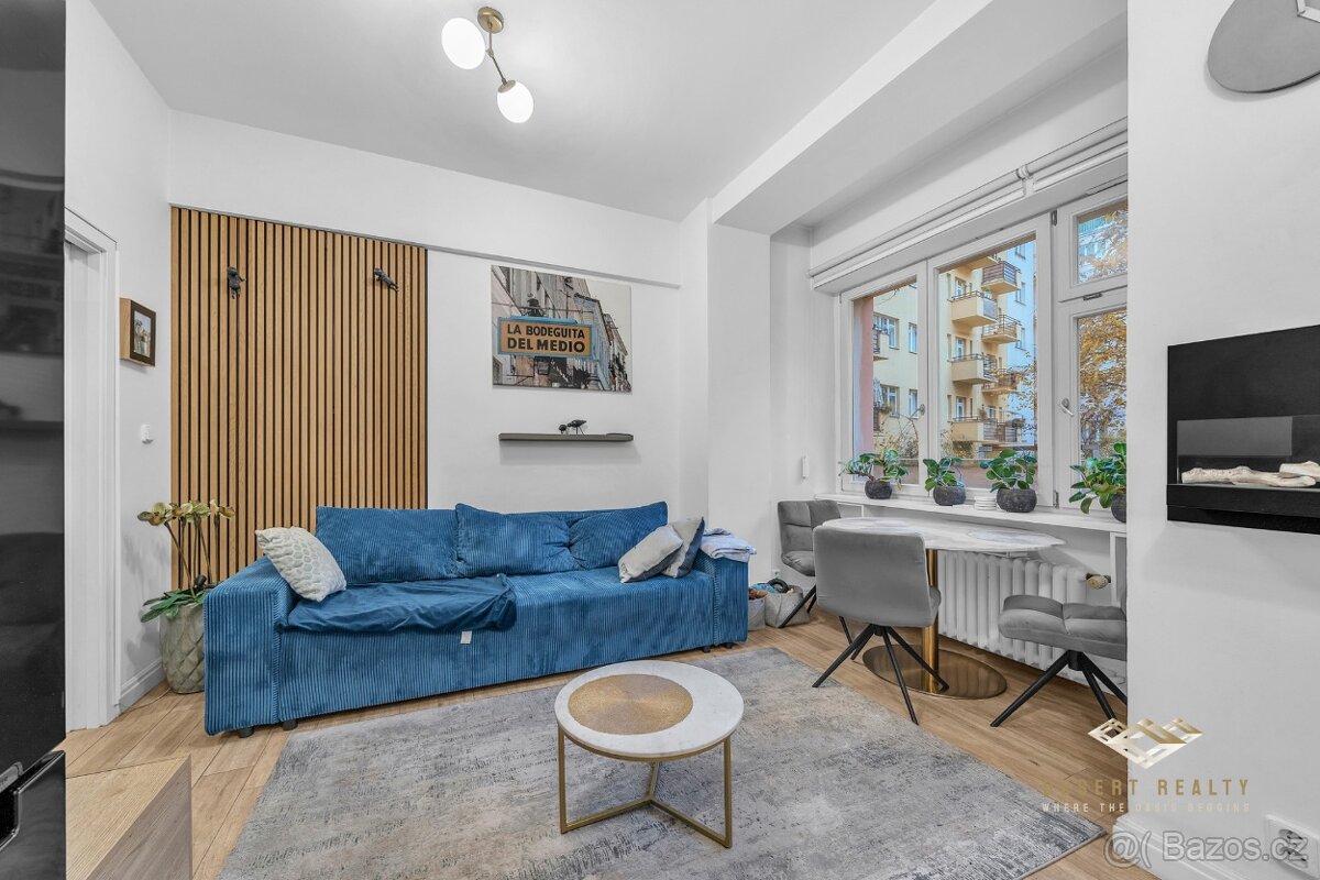 Prodej bytu OV 2+kk, 49,60 m² – Praha 3, Vinohradská
