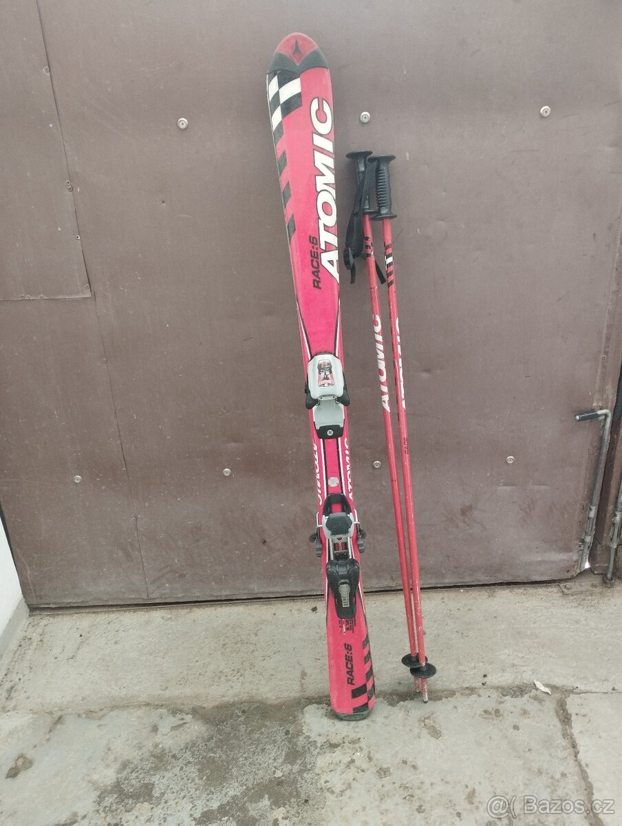 Dětské lyže Atomic s hůlky