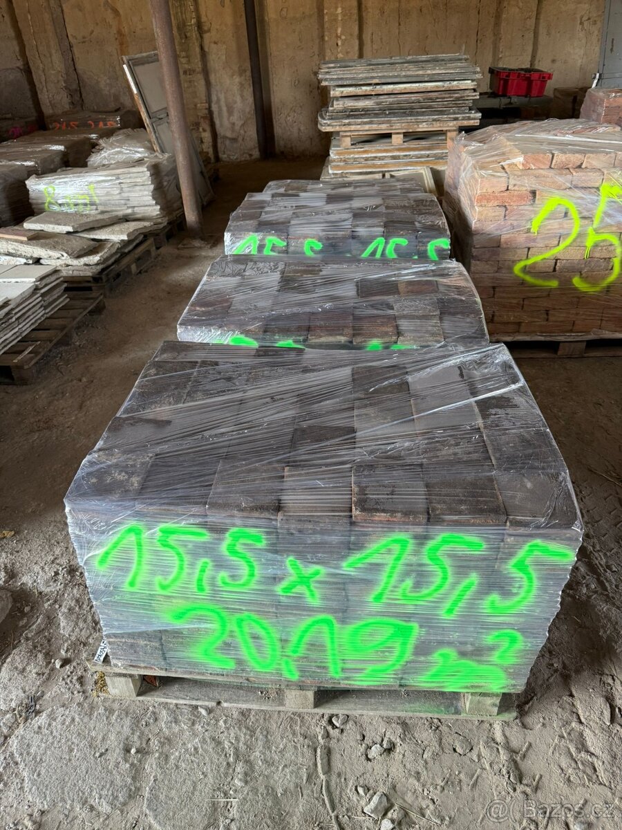 Půdovky-stará cihlová dlažba 22