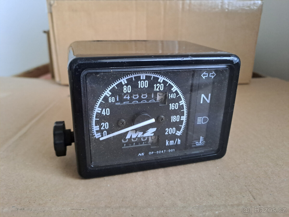 tachometr na moto MZ 660 Baghira