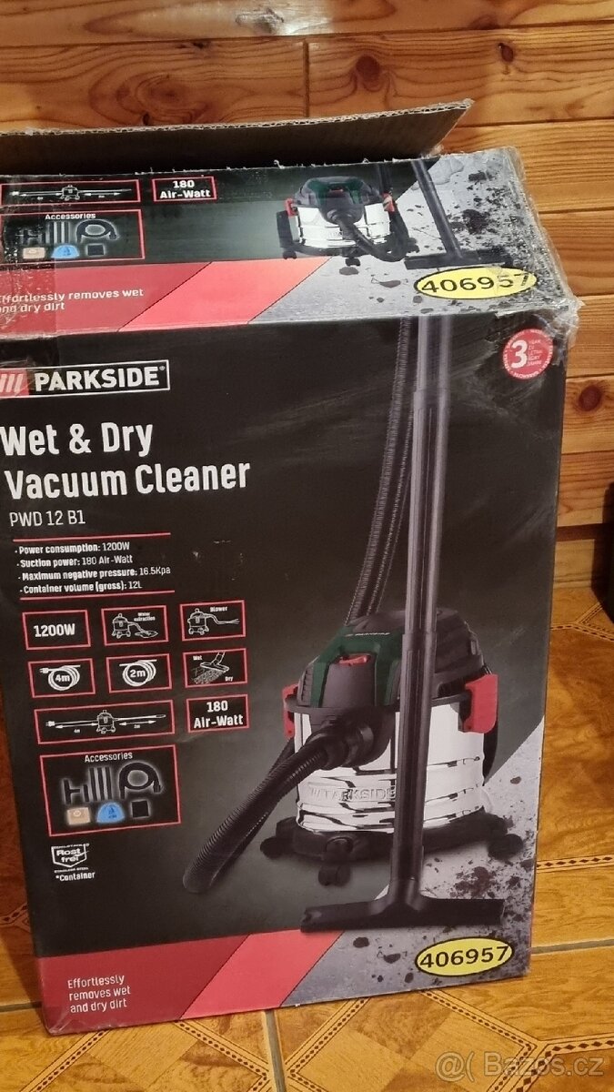Parkside vysavač na mokré i suché vysávání