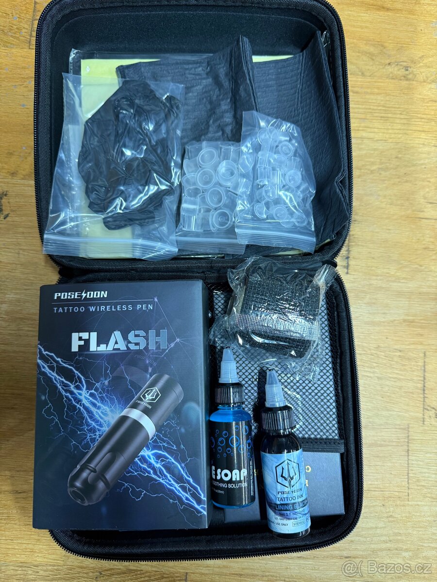 Bezdrátová tetovací sada Poseidon flash