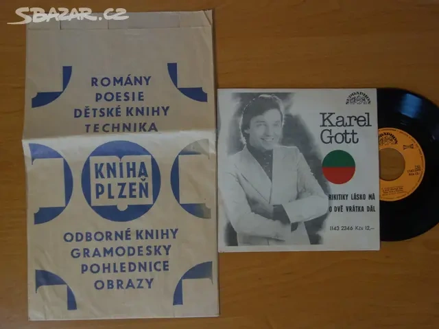 Vinil deska Karel Gott 1978 ČSSR v origo obalech