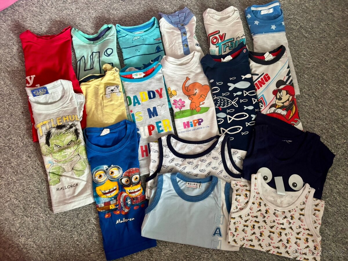 Trička chlapec 74-80