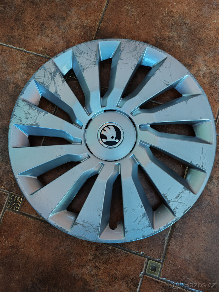 Poklice Škoda 16" - originál - 1ks