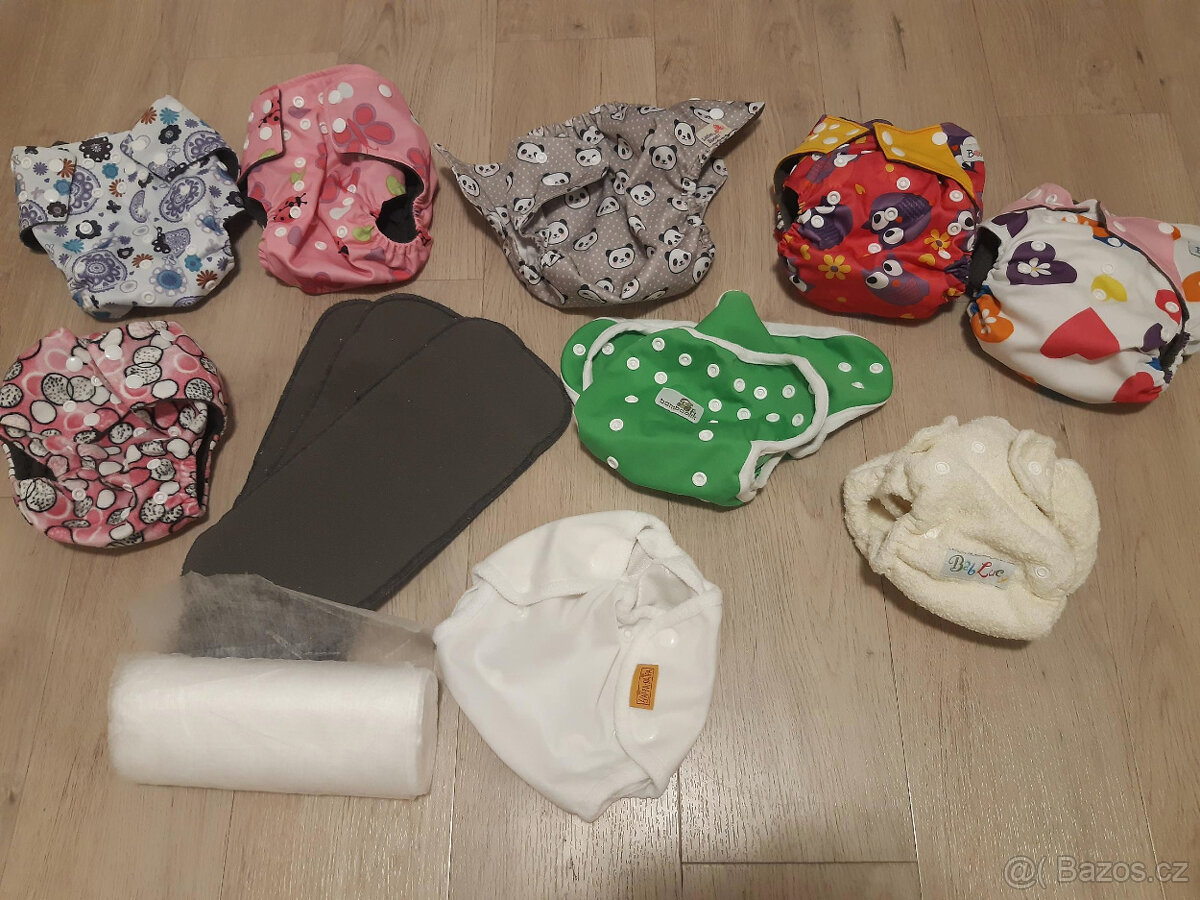 Látkové plenky sada