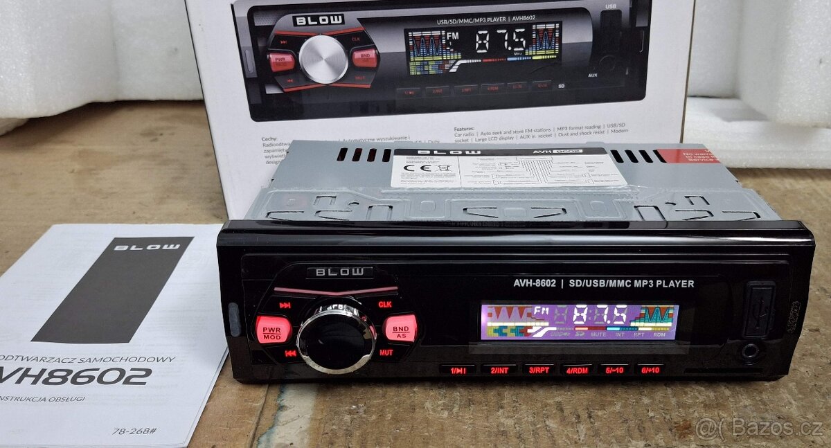 Autorádio BLOW AVH-8602 USB SD AUX
