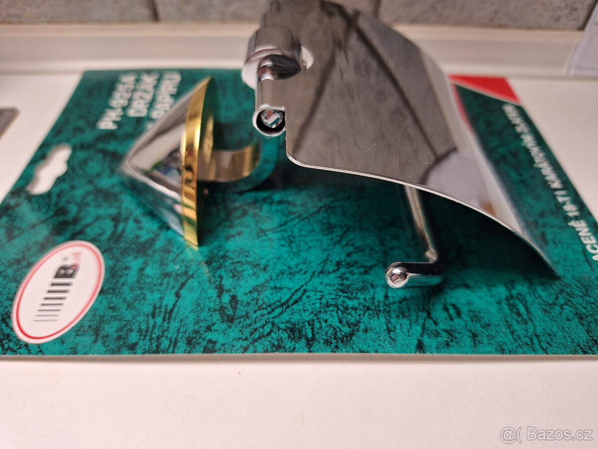 Držák WC papíru PH-925A (chrom/zlato) – nový