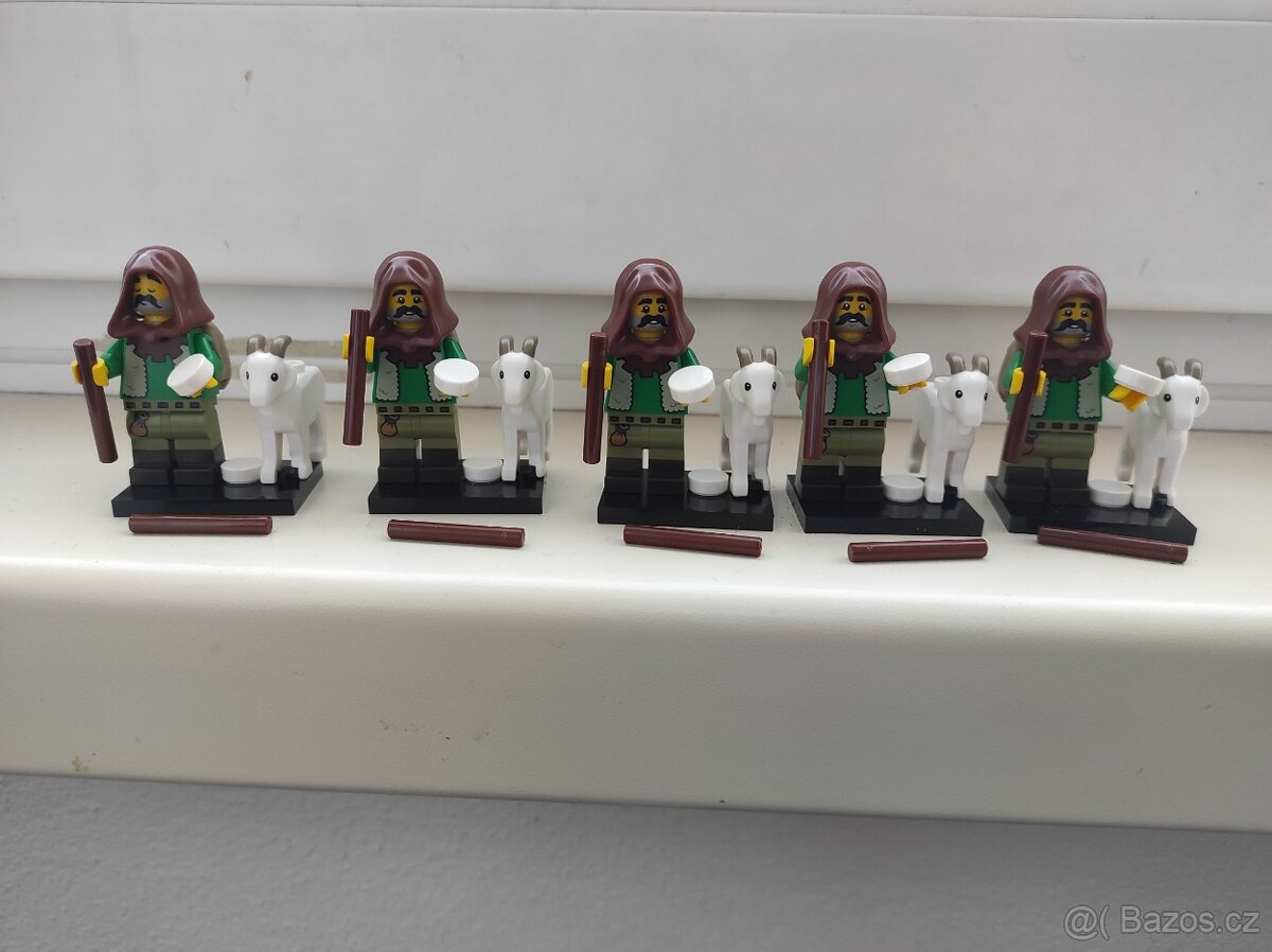 Lego Pastýř s kozou - minifigurky serie 25.