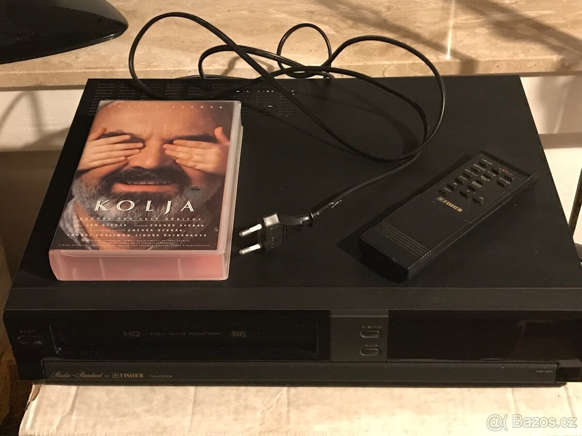 VHS videorekorder Fisher s vadou