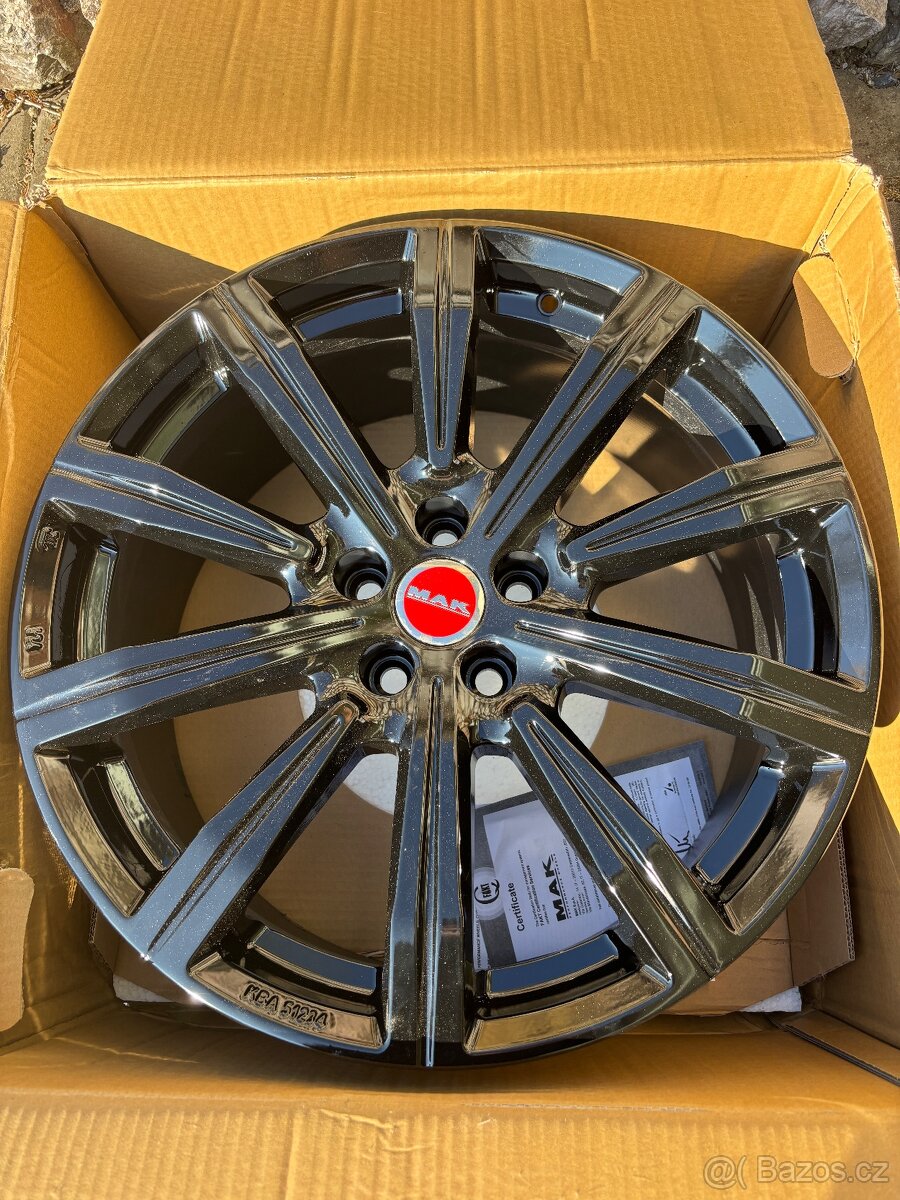 Alu kola MAK 8,5x19 5x108 ET45 black