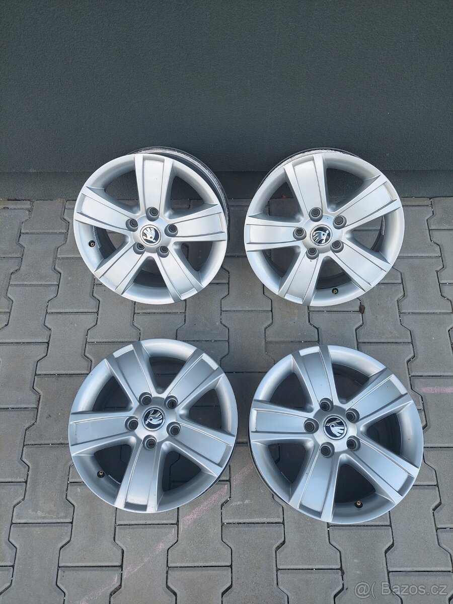 ALU kola sada ŠKODA OCTAVIA II 1Z0601025S