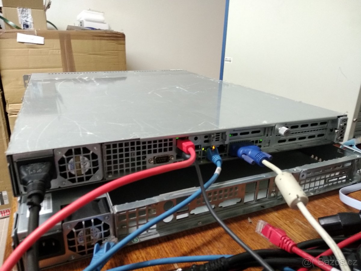 1U Supermicro, E5-2620, 128GB RAM, 8x2,5", 3xPCI-E, 1PSU