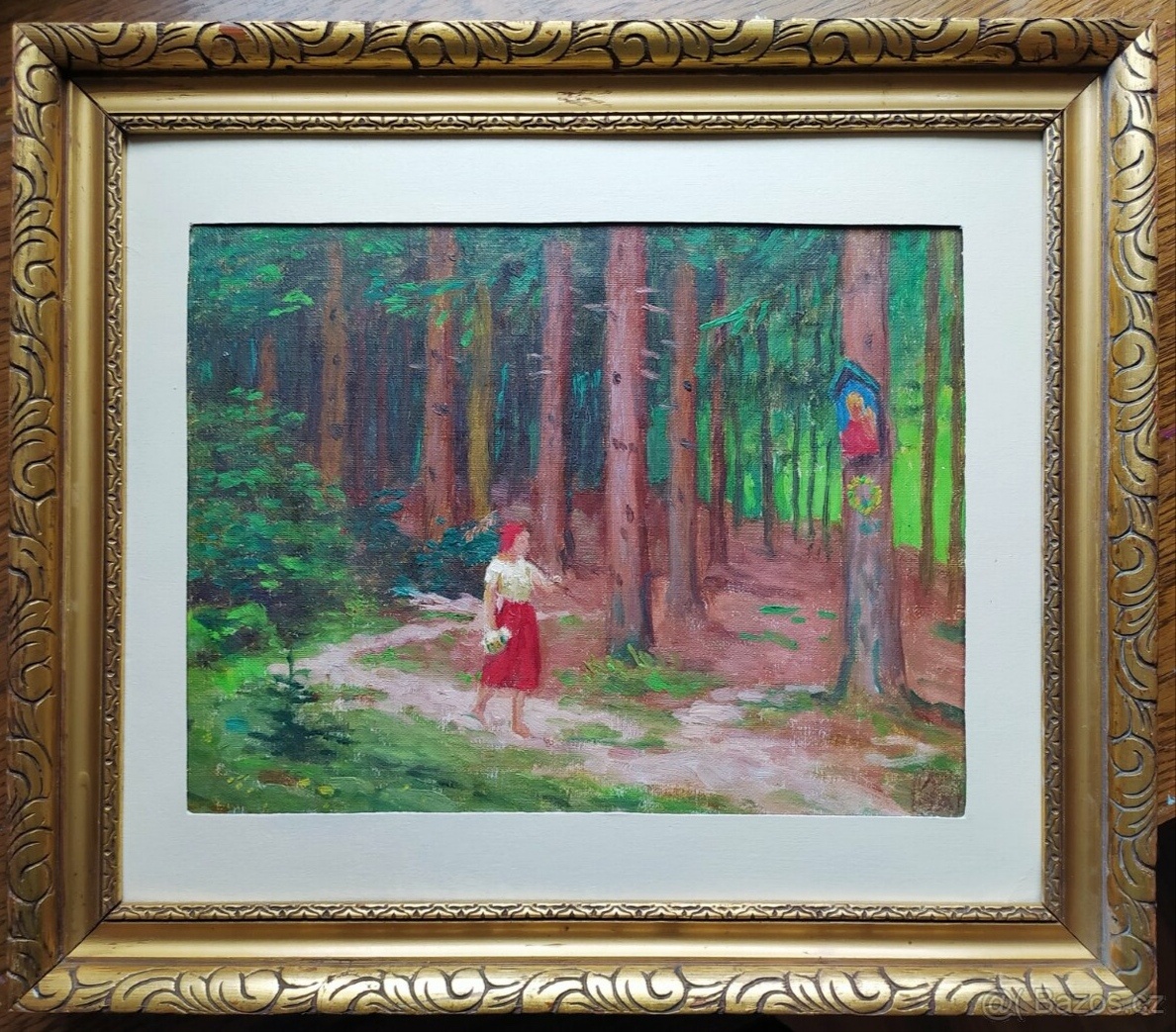 Bedřich Wachsmann ml. - Červená Karkulka - obraz