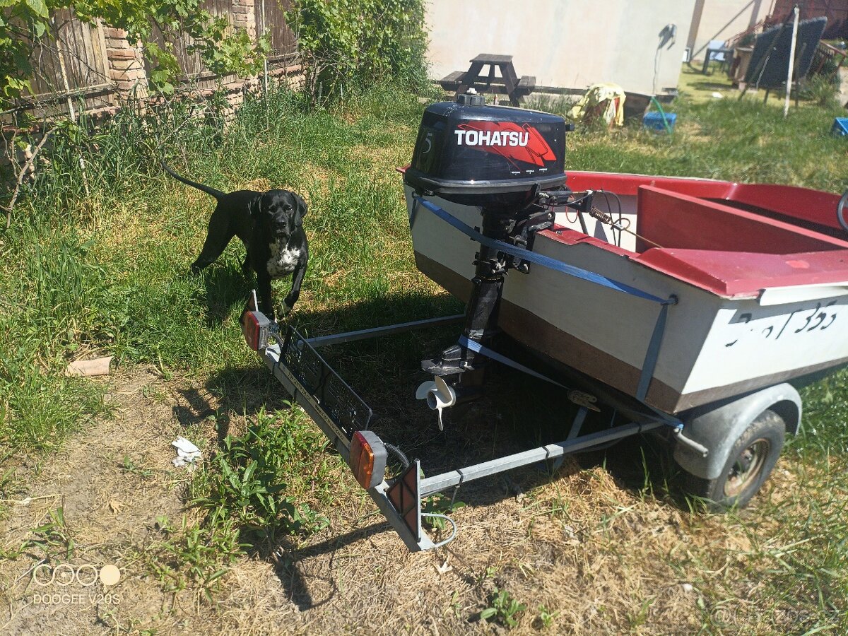 Motorový člun 5hp netřeba VMP