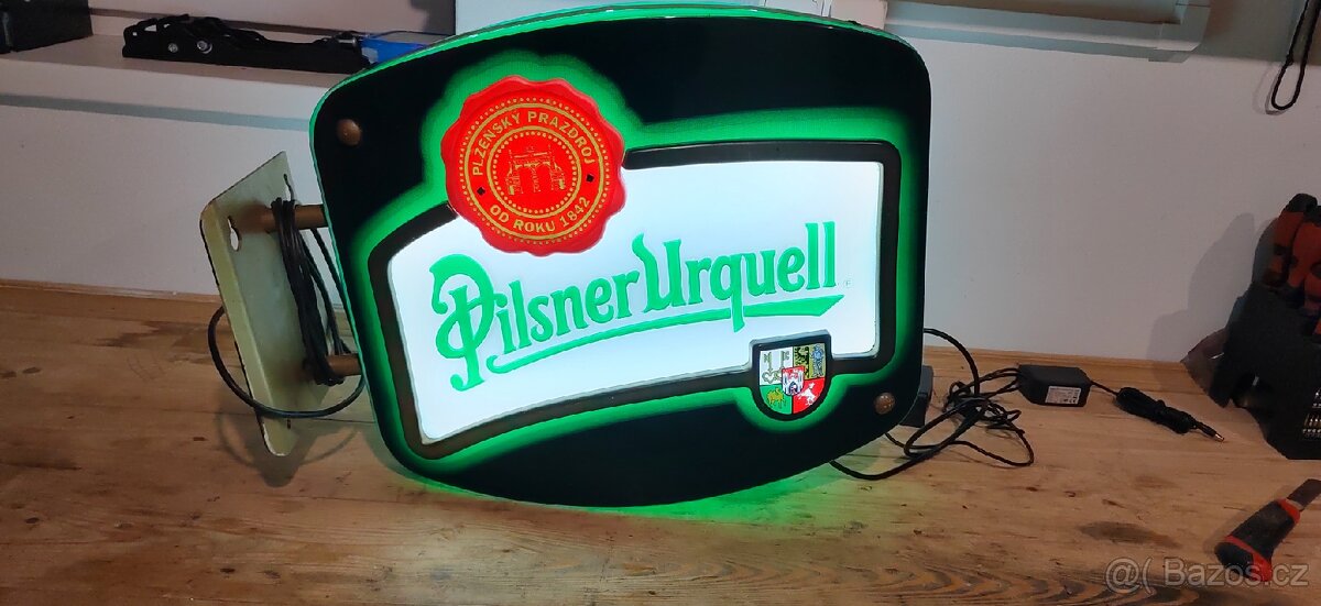 Světelná cedule Pilsner urquell