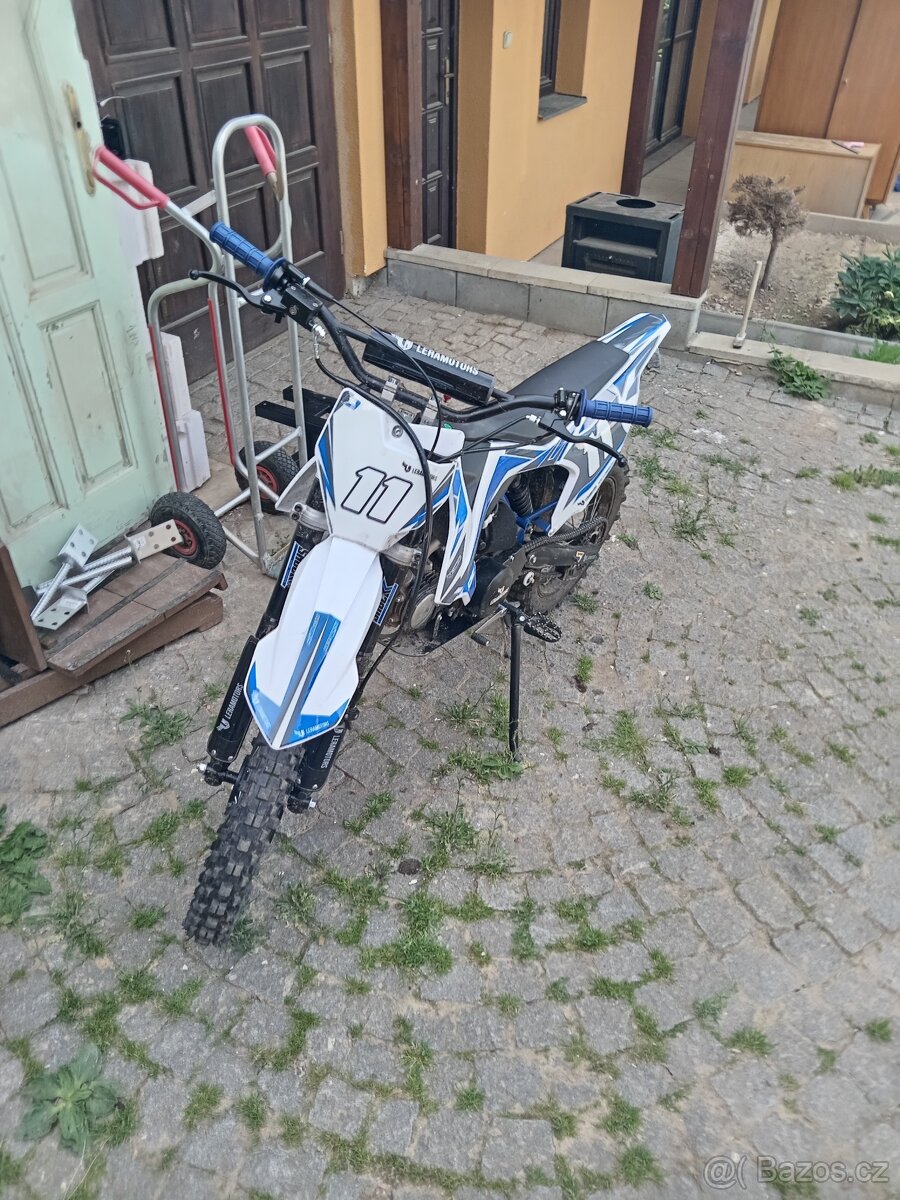 Pitbike 125ccm 4T 17/14 Modrá