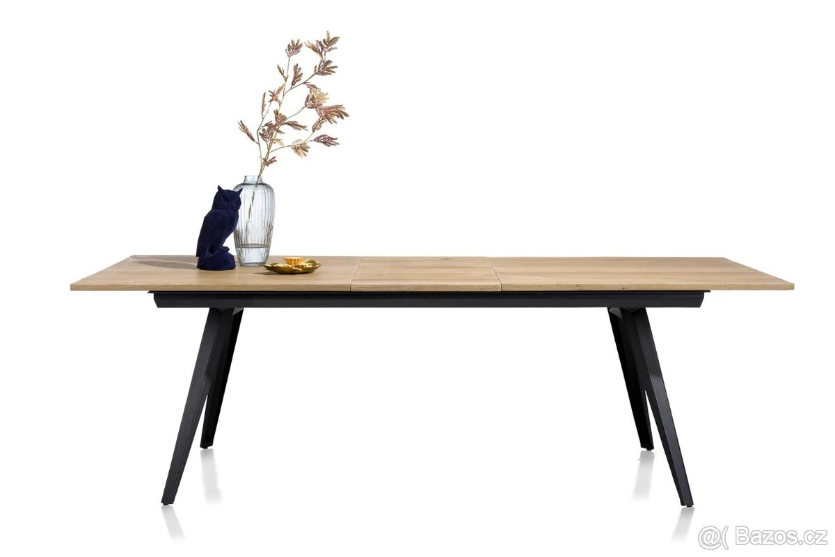 Rozkládací jídelní stůl - City 190 cm, přírodní dub – SLEVA