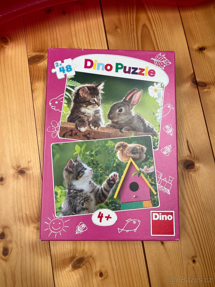Puzzle zvířátka - 2 motivy