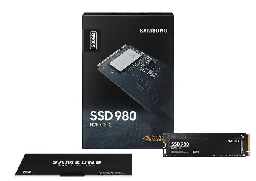Nevyužívaný a rychlý disk Samsung 980 500GB M.2 (PCIe 3.0 4x