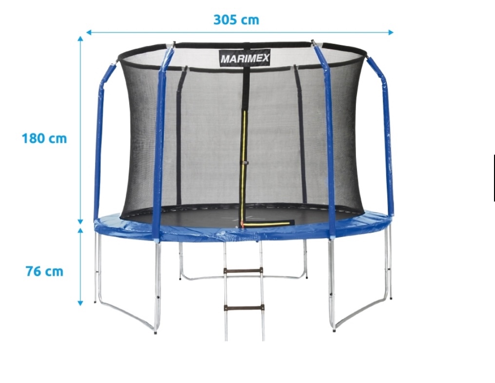 Trampolína Marimex Standard 305 cm + vnitřní ochranná síť +
