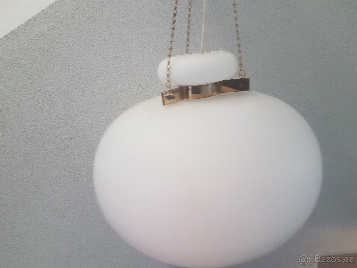lustr , mléčné sklo. 50cm