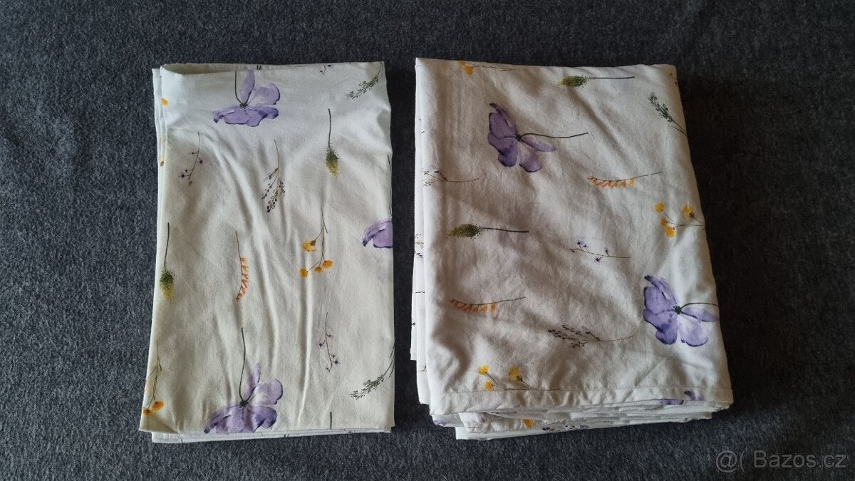 Prodám bavlněné povlečení z Tchiba na dvě lůžka