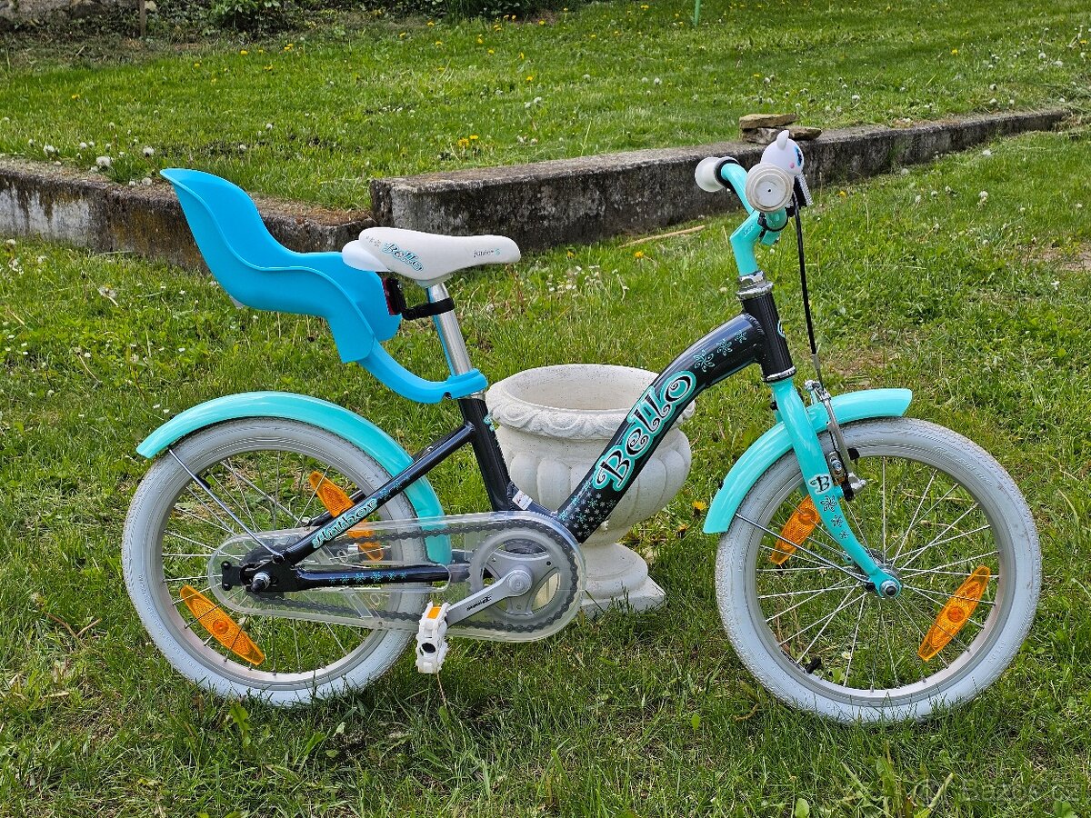 Dětské kolo Author Bello 16" zeleno- šedé