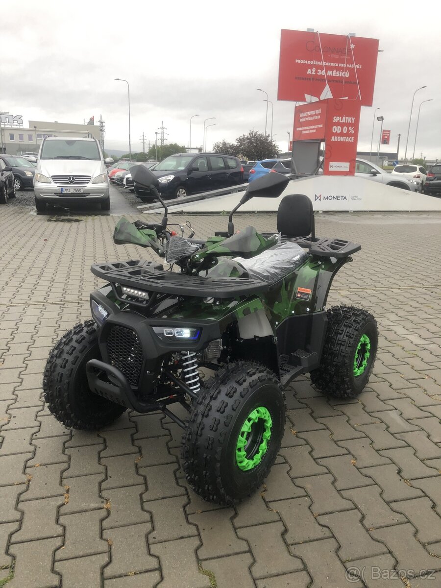 Dětská čtyřkolka Piranha Veyron 125cc 1G8 - zelený maskáč