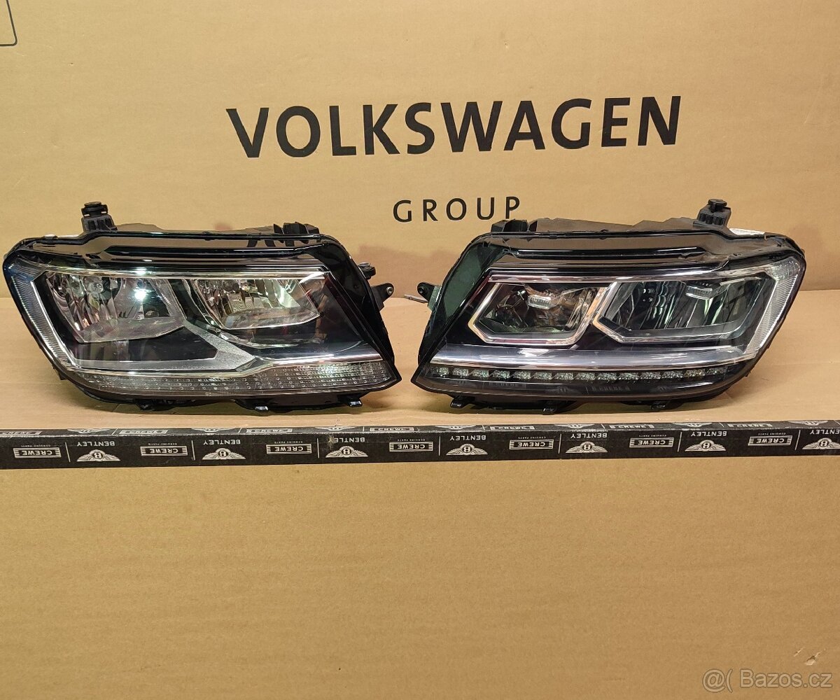 VW Tiguan světlo, nárazník