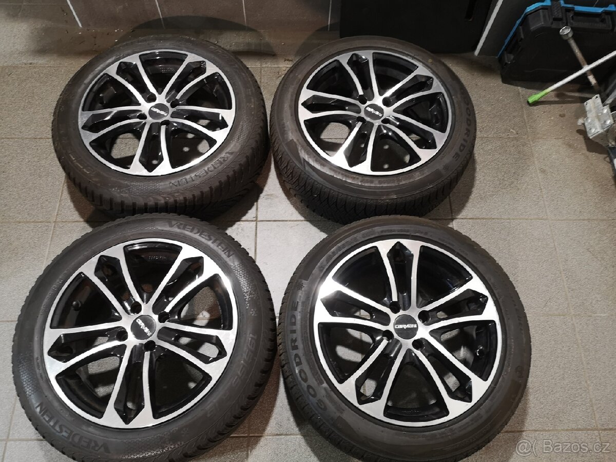 Dacia Dokker, Opel Corsa alu + zimní 195/55/16.