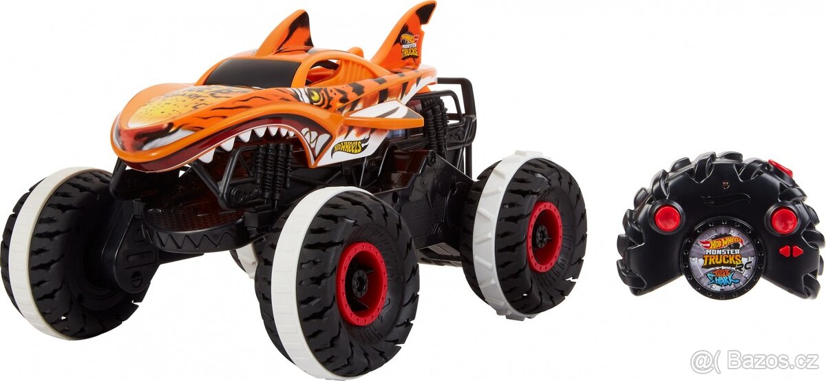 Hot Wheels R/C Monster Truck 1:15 Tygří žralok