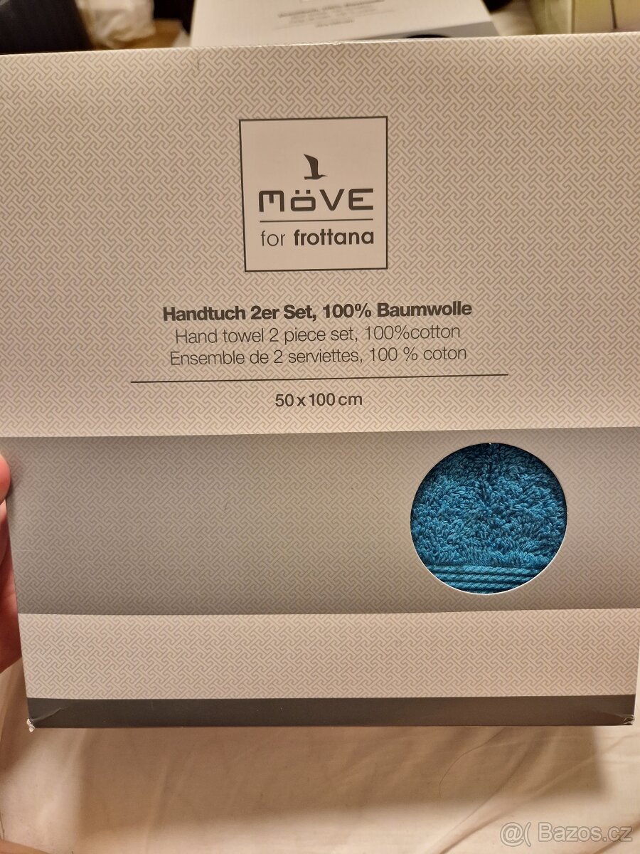 Nová krásná sada ručníků Möve for frottana 50x100 cm